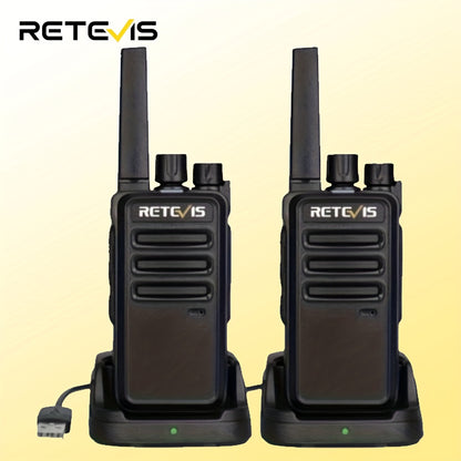 2/4/6/10/20pcs Walkie Talkie, Retevis Walkie Talkies Rechargeable,Portable FRS Two-Way Radios for Adults,Heavy Duty 2 Way Radios Long Range,USB Charging Base,License Free Walkie Talkie for Road Trip Gifts Camping