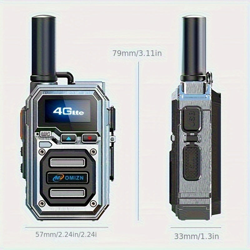 Ultra-durable Aluminum Alloy 2-way Radio for Worldwide Use.Perfect for Outdoor Adventures, Job Sites & Emergencies. FCC.