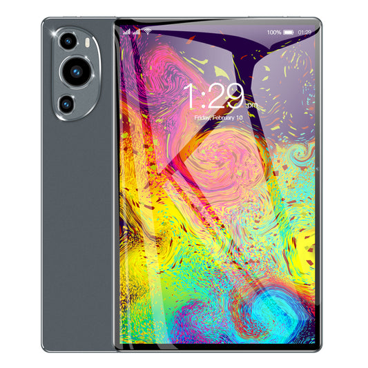 P60 2024 tablet with 8-core processor, 1.6Ghz, 6GB RAM, 128GB storage, 10.1-inch screen 1280 × 800 IPS, WIFI connection, 6000mAh battery, Type-C port, 13MP and 8MP camera, running Android 14