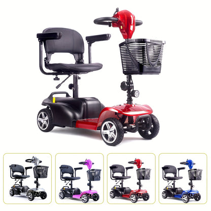 SAY YEAH Foldable Electric Scooter Has A 250W Motor, 12V/12.7Ah Battery, 15-16 Mile Range, And 5-7 Mph Top Speed. It Includes Puncture-proof Tires, Supports 270 Lbs, And Comes With A Charger And Phone Mount. Suitable For The