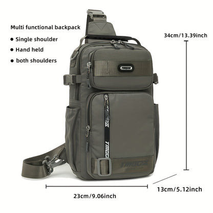 Unisex Fashion Anti-Theft Crossbody Bag - Lightweight Oxford Material, Secure Zip Closure, Adjustable Strap, Perfect for Travel & Everyday Use, Crossbody Ba