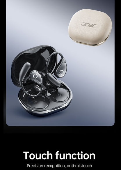 TWS Wireless Headphones, Noise Cancelling In-Ear Design, Lightweight Touch Control Long Battery Life HIFI Sound, Compatible with iOS/Android, Ideal Gift for Calls Sports & Running