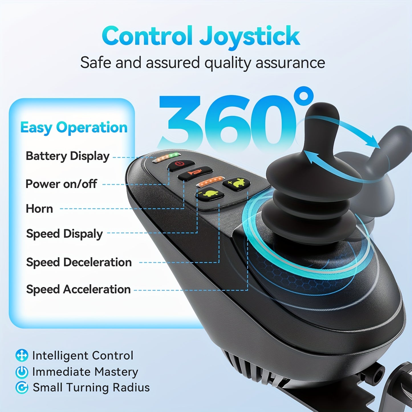 [Extended Range & Portable Folding]HOMYKING Electric Wheelchair For Adults & Seniors | 15-Mile Long Range + All-Terrain Capability | One-Button Compact Fold - The Ultimate Mobility Solution (Premium Black)