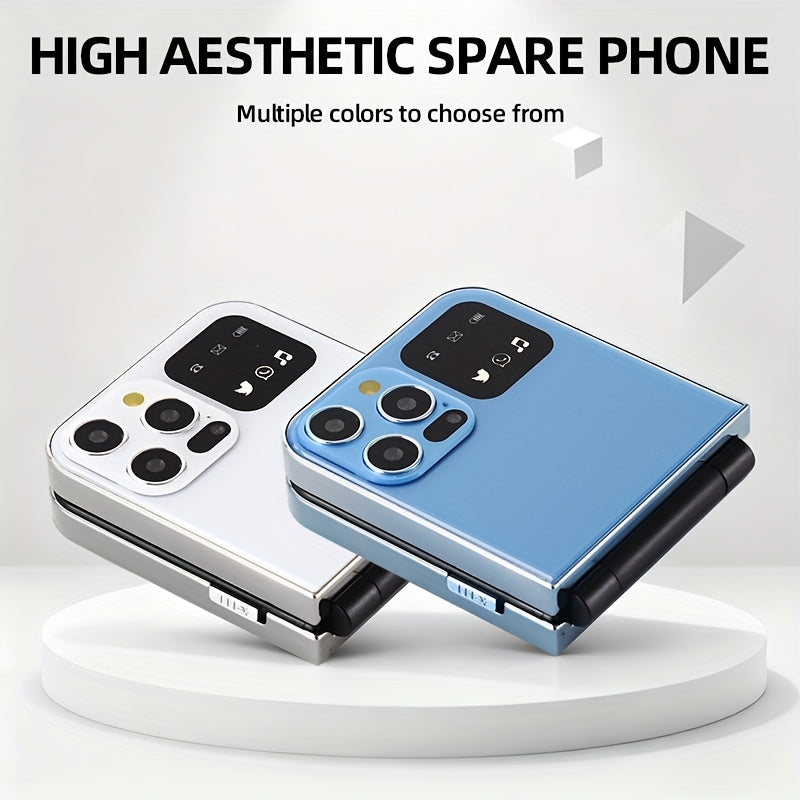 Dual-Sim Flip Phone | Retro Design With 2G Network, 1350Mah Battery, Multifunctional Features Including Entertainment, Tools, File Management, Audio Player, Fm Radio, Camera, Contact Management - Yue Cui I15Pro