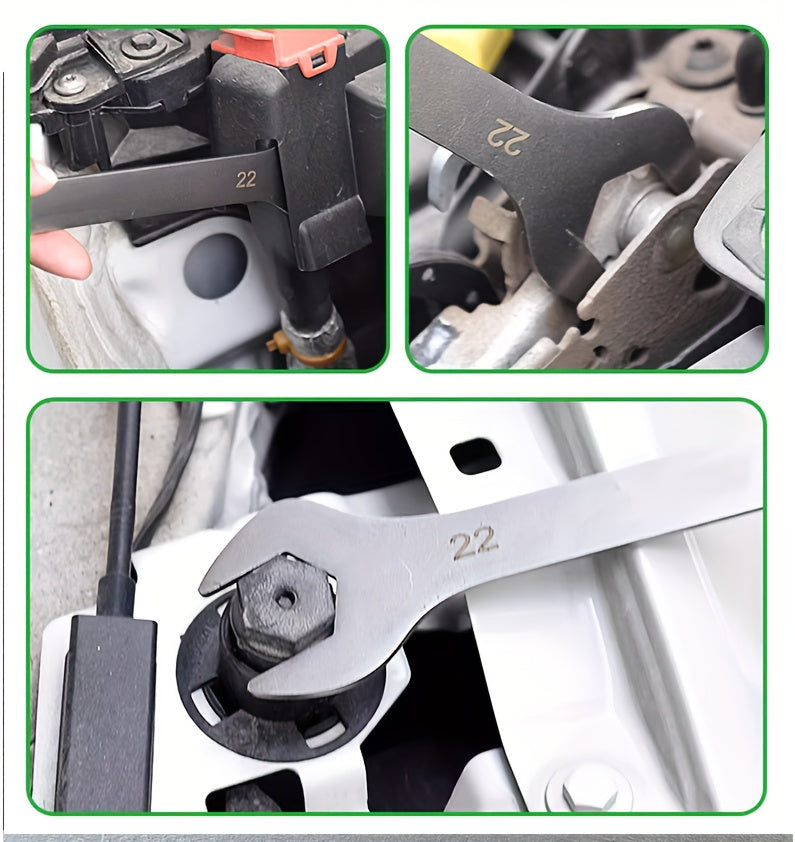 14pcs Industrial-Grade Dual-Purpose Combination Wrench Set - Ultra-Thin 3mm Thick, Manganese Steel, Interchangeable Box-End & Open-End, Durable & Wear-Resistant, Ideal for Home Decor, Outdoor Maintenance, and Electric Vehicle