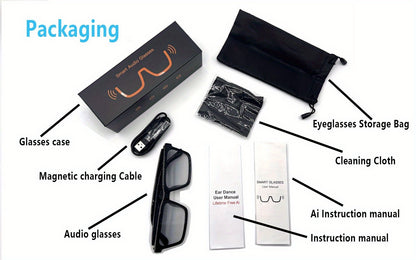 AI Translation Smart Glasses with 160+ Languages Support, Built-in, Charging, Photochromic Lens & Voice Call/Music/Translation - Real-Time Language Interpreter, Smart Glasses for Men & Women,, Driving, Office, Smart Audio Gla