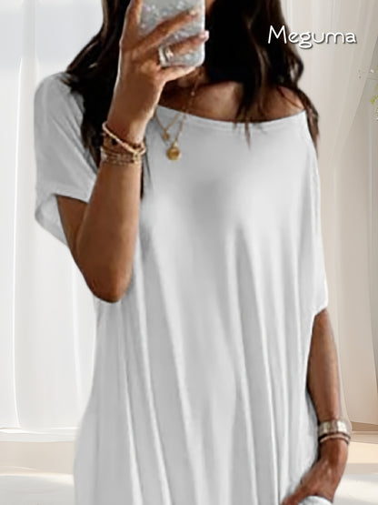 Women's Elegant Long Dress - Soft Breathable House & Outdoor dress, Loose Fit Maxi - Machine Washable Everyday & Formal wear - All-Season Women's Clothing, Skinfriendly Fabric