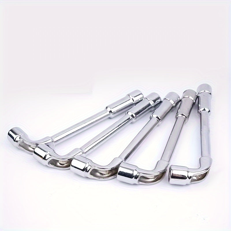 8pcs L-Shaped Socket Wrench Set, Metric 6-19mm L-Shaped Hex Key Set, L-Shaped Double-Ended Socket Wrench, Suitable for Automotive Maintenance, Construction, Furniture Care and Maintenance, Daily Maintenance