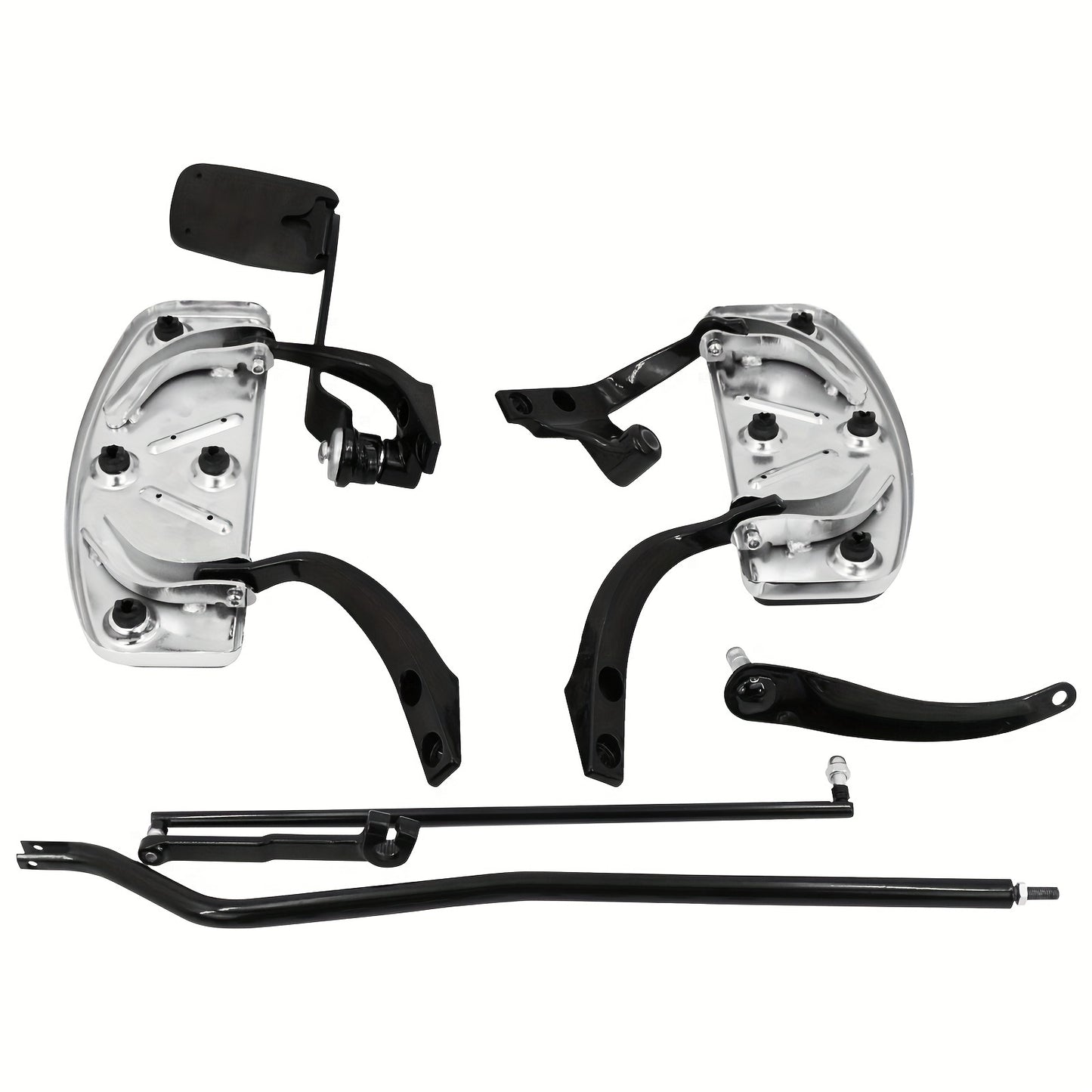 Complete Kit for Floorboards And Foot Pedals Compatible with for harley Dyna FXD Models from 2006 to 2017