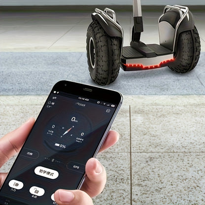 Smart Self-Balancing Scooter with Dual Motors, 749W, 67.2V, 15.6Ah, 20-Inch Off-Road Hoverboard, 50-Mile Range, 12.5 MPH Top Speed, Electric Dirt Bike, Ebike, Dirtbike
