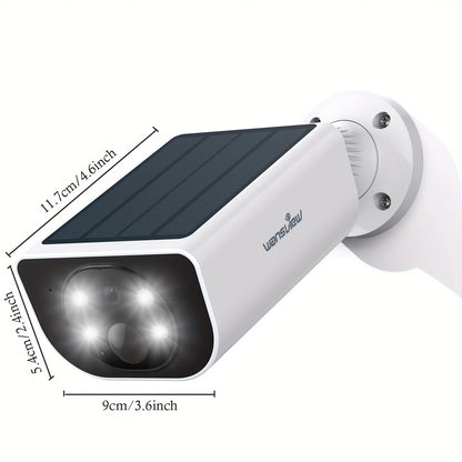 Wansview Solar Security Cameras Wireless Outdoor High Quality, Wireless Security Camera, 2K HD Resolution, Color Night Vision, Two-Way-Audio, Motion Detection, SD Card/Cloud Storage, Compatible with Alexa/Google Home