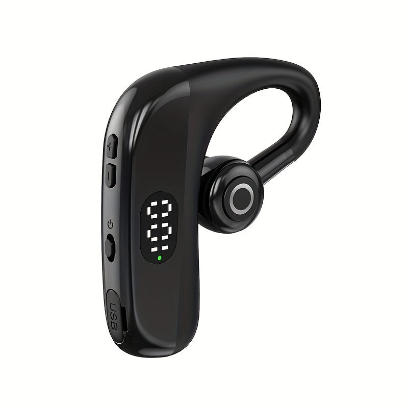 Wireless Headphones with Microphone, Hands-Free Noise Cancelling Earphones for Business & Driving, Wireless Headset with Microphone, Handsfree Noise Canceling Talking Business Driving
