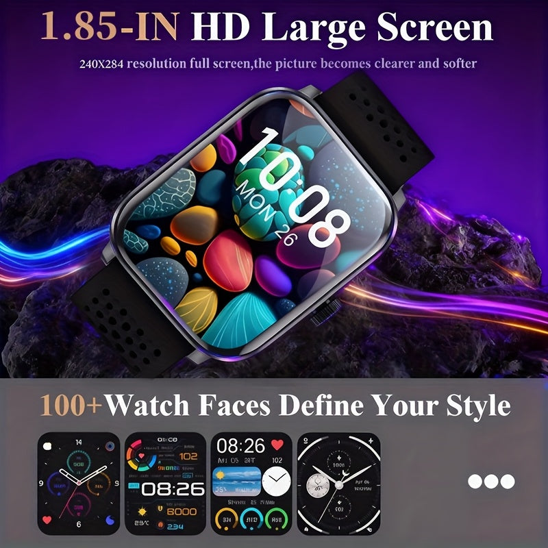 GPS Smart Watch for Men & Women - Outdoor Sports Watch with Wireless HD Calling, Sleep Monitor, Music Control, Fitness Tracker, Compatible with iPhone & Android, Usb Rechargeable, Ideal Christmas Gift For Boyfriend