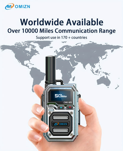 Ultra-durable Aluminum Alloy 2-way Radio for Worldwide Use.Perfect for Outdoor Adventures, Job Sites & Emergencies. FCC.