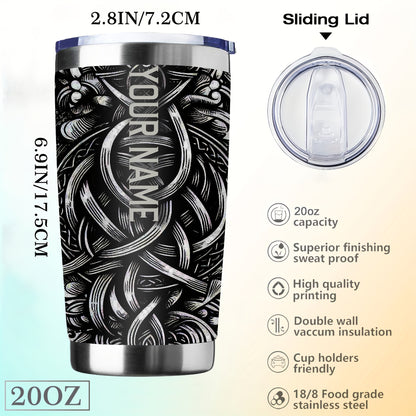 [Custom] 1pc, Beautiful and Personalized Print. 20oz, 22oz, 40oz Steel Insulated Bottle Cups with Lids. Drinkware for Summer and Winter. Outdoor Travel Sports Accessories. The Best Gift for Mother's Day, Father's Day, Other F