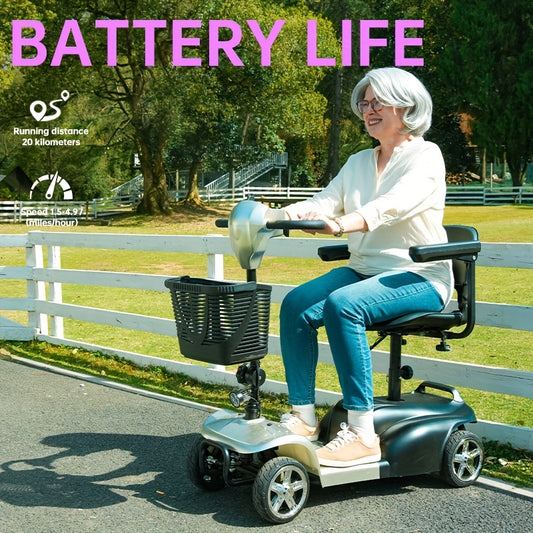 SAY YEAH Foldable Electric Scooter Has A 250W Motor, 12V/12.7Ah Battery, 15-16 Mile Range, And 5-7 Mph Top Speed. It Includes Puncture-proof Tires, Supports 270 Lbs, And Comes With A Charger And Phone Mount. Suitable For The