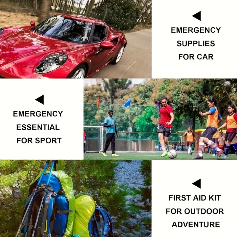 344/738/1030pcs In One Multifunctional Portable Emergency Kit, Suitable for Family, School, Car, Travel, Outdoor Exploration, Essential for Preventing Emergencies, And The Thoughtful First Choice Gift for Family And Friends!