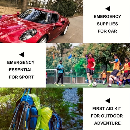 344/738/1030pcs In One Multifunctional Portable Emergency Kit, Suitable for Family, School, Car, Travel, Outdoor Exploration, Essential for Preventing Emergencies, And The Thoughtful First Choice Gift for Family And Friends!
