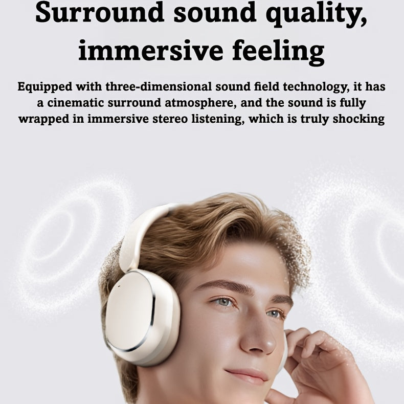 [ANC Wireless Headphones] Philips Wireless Bluetooth Headphones with ANC Hybrid Active Noise Cancelling | Over-Ear HiFi Surround Sound, 80 Hours Playtime, Five ENC Noise Cancelling, for iPhone and Android