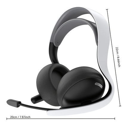 FonkiiDokii 7.1 Surround Sound Gaming Headphones with Noise Isolation, 3.5mm USB-C Cable & Built-in Mic | 2.4G Wireless, 5.4BT Connection, Comfort Fit, Closed-Back Design