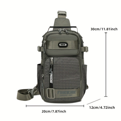 Unisex Fashion Anti-Theft Crossbody Bag - Lightweight Oxford Material, Secure Zip Closure, Adjustable Strap, Perfect for Travel & Everyday Use, Crossbody Ba