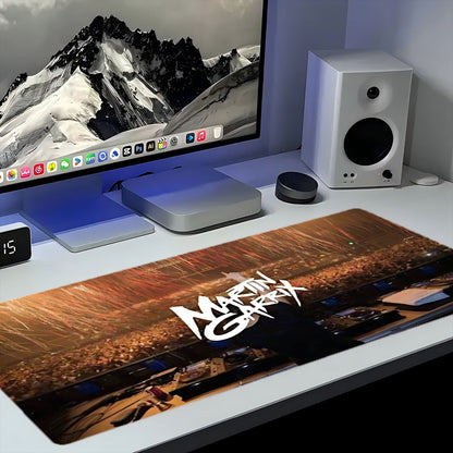 Martin Garrix Logo Gaming & Office Mouse Pad - Non-Slip Rubber Base, Smooth Tracking Surface, DJ-Inspired Desk for PC/Laptop, Durable Computer Accessory with Iconic Signature Design for Fans