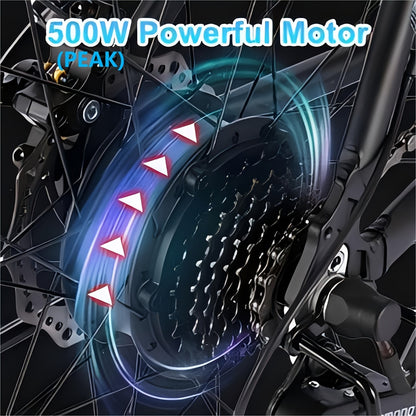 26" Men Electric Mountain Bike for Adults: 36V 374Wh Removable Battery, 500W Peak Motor, 21-speed Electric Bicycle, Up to 50 Miles, Men Electric Bicycle, Exercise Cheap Ebike,, Input 100-240V for Charger FY-4202000, Applicabl