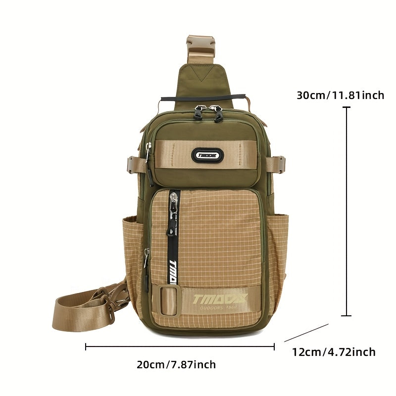Unisex Fashion Anti-Theft Crossbody Bag - Lightweight Oxford Material, Secure Zip Closure, Adjustable Strap, Perfect for Travel & Everyday Use, Crossbody Ba