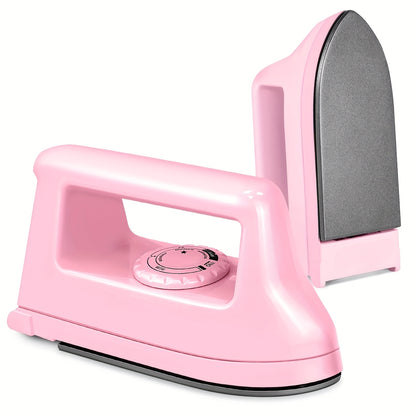 Compact Craft Iron with Charging Station - 400W, Great for T-Shirts, Footwear, Handbags & Vinyl Crafts - Excellent for Travel & Home Applications