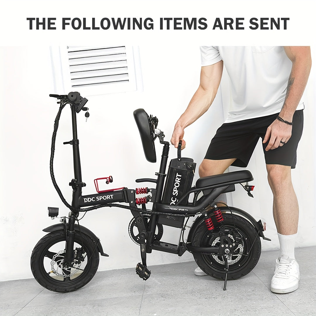Foldable Electric Bike for Adults & Teens, M1 700W Ebike, 48V 20Ah Removable Battery 32km/h, LCD Display, Perfect for Back to College, Dual Disc Brakes, Commuting, Camping And Giving (Fall Deal)