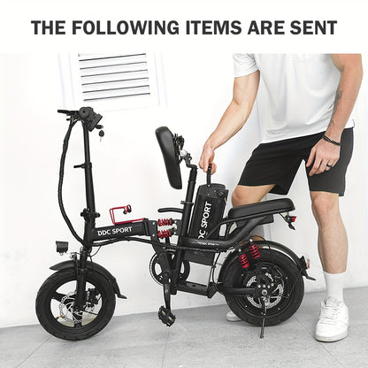 Foldable Electric Bike for Adults & Teens, M1 700W Ebike, 48V 20Ah Removable Battery 32km/h, LCD Display, Perfect for Back to College, Dual Disc Brakes, Commuting, Camping And Giving (Fall Deal)