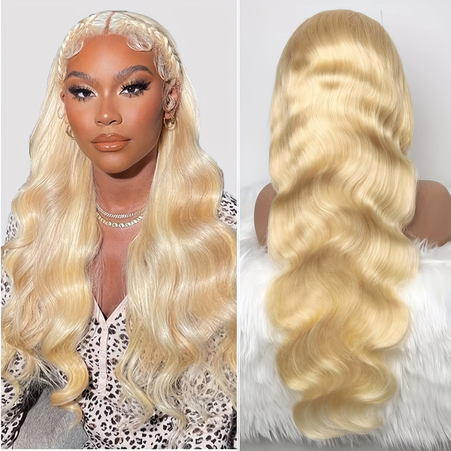 Blond 613 Human Hair Wig 210 Density 30 40Inch Body wave Human Hair Wig 613 Hd Lace Frontal Wig 13x6 Pre Plucked Brazilian Hair