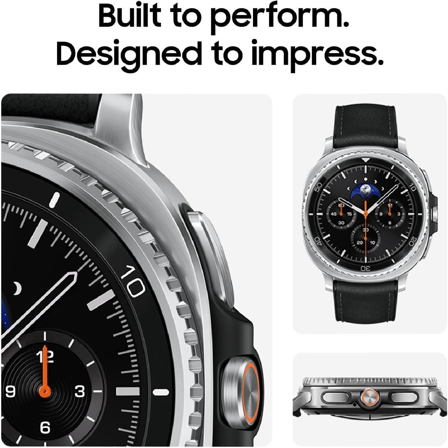 Samsung Galaxy Watch 8 Classic (2025) 46mm Bluetooth Smartwatch, Cushion Design, Rotating Bezel, Quick Button, Sleep Coaching, Running Coach, Energy Score, Black