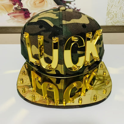 New LUCK Handmade Stylish Street Dance Camouflage Personalized Baseball Cap