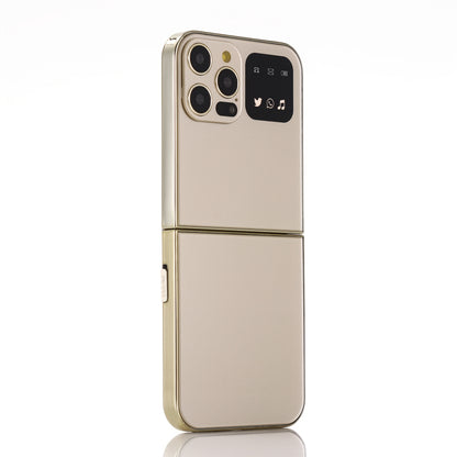 Dual-Sim Flip Phone | Retro Design With 2G Network, 1350Mah Battery, Multifunctional Features Including Entertainment, Tools, File Management, Audio Player, Fm Radio, Camera, Contact Management - Yue Cui I15Pro