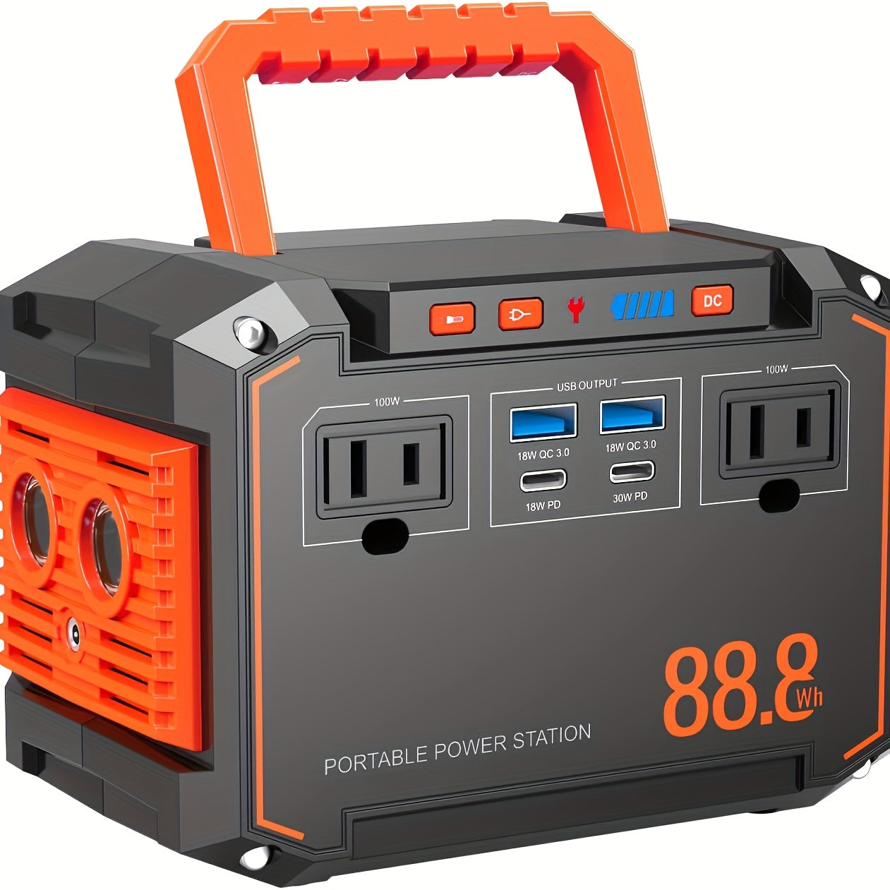 350W/150W Peak Solar Generator Portable Power Station with 60W/40W/30W/21W Solar Panels Included, 240Wh/111Wh/88.8Wh Solar Power Bank AC DC USB Ports for Camping Tents, Emergency Outdoor Home Use, CPAP, Fans, Laptops, Emergen