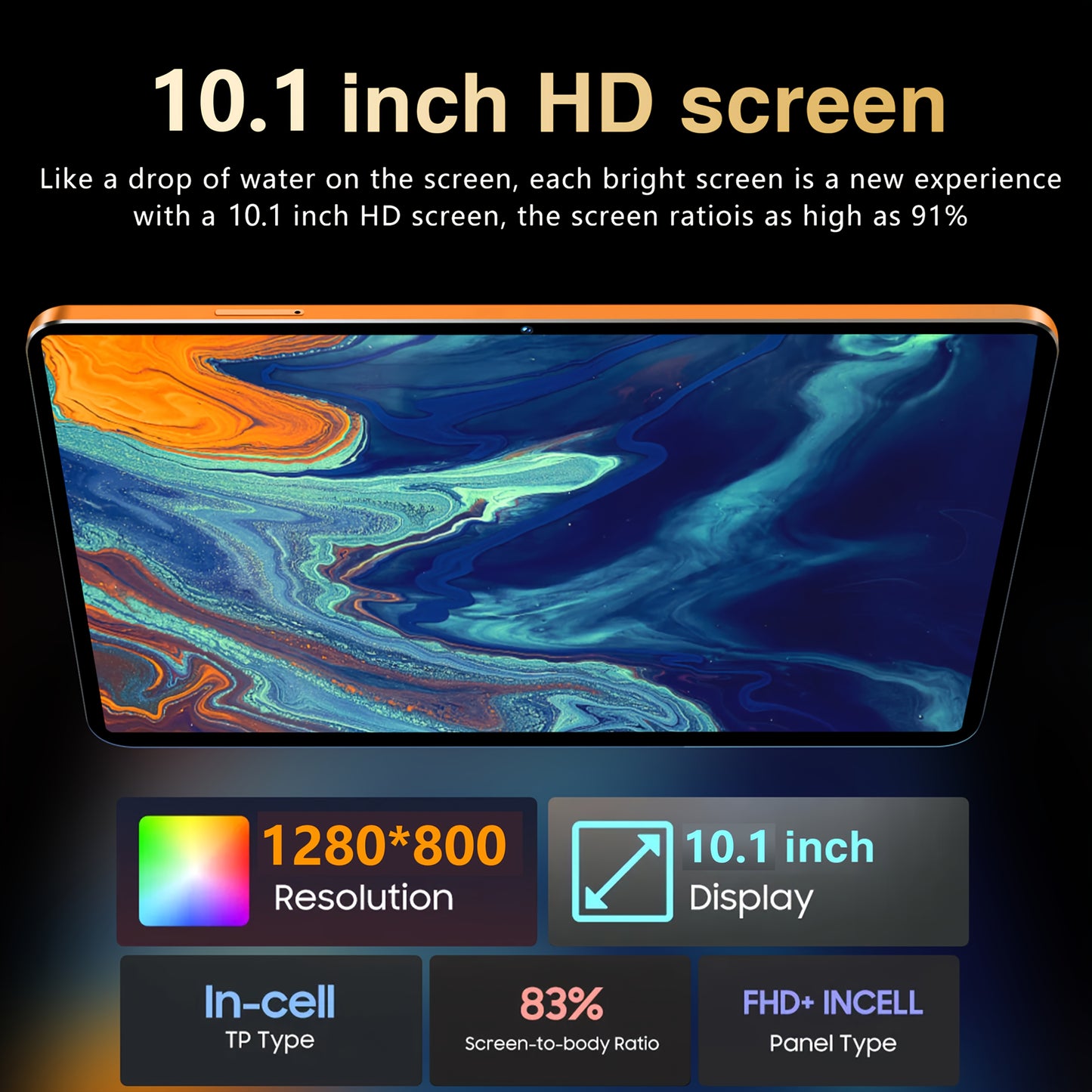 2-in-1 Tablet with Android 15 | 10.1-inch Display, 256GB Storage, 6000mAh Battery, Dual Cameras (5MP+16MP), 5G WiFi, Includes Mouse Keyboard, Protective Case, Stylus, Full HD IPS Display, Tablet, Pad, Tablet, Pad