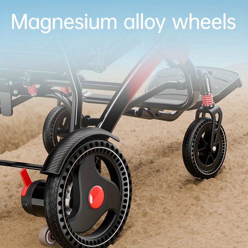 Load Capacity 350 Pounds, Frame 16.8kg, 15-17 Miles Long Battery Life Upgrade Smart Electric Wheelchair, Adult Electric Wheelchair Scooter, Light Step Folding, Put Into The Trunk, Removable Lithium Battery, Suitable For Trave