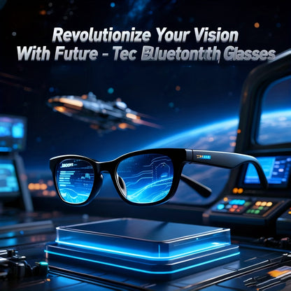 2026 Smart Glasses with AI Translator & Wireless Speaker - Blue Light/UV Protection Smart Fashion Glasses, Hands-Free Voice System, Built-in Mic/Speaker for Translation Device, - for Gaming, Meetings, Travel - for calls &