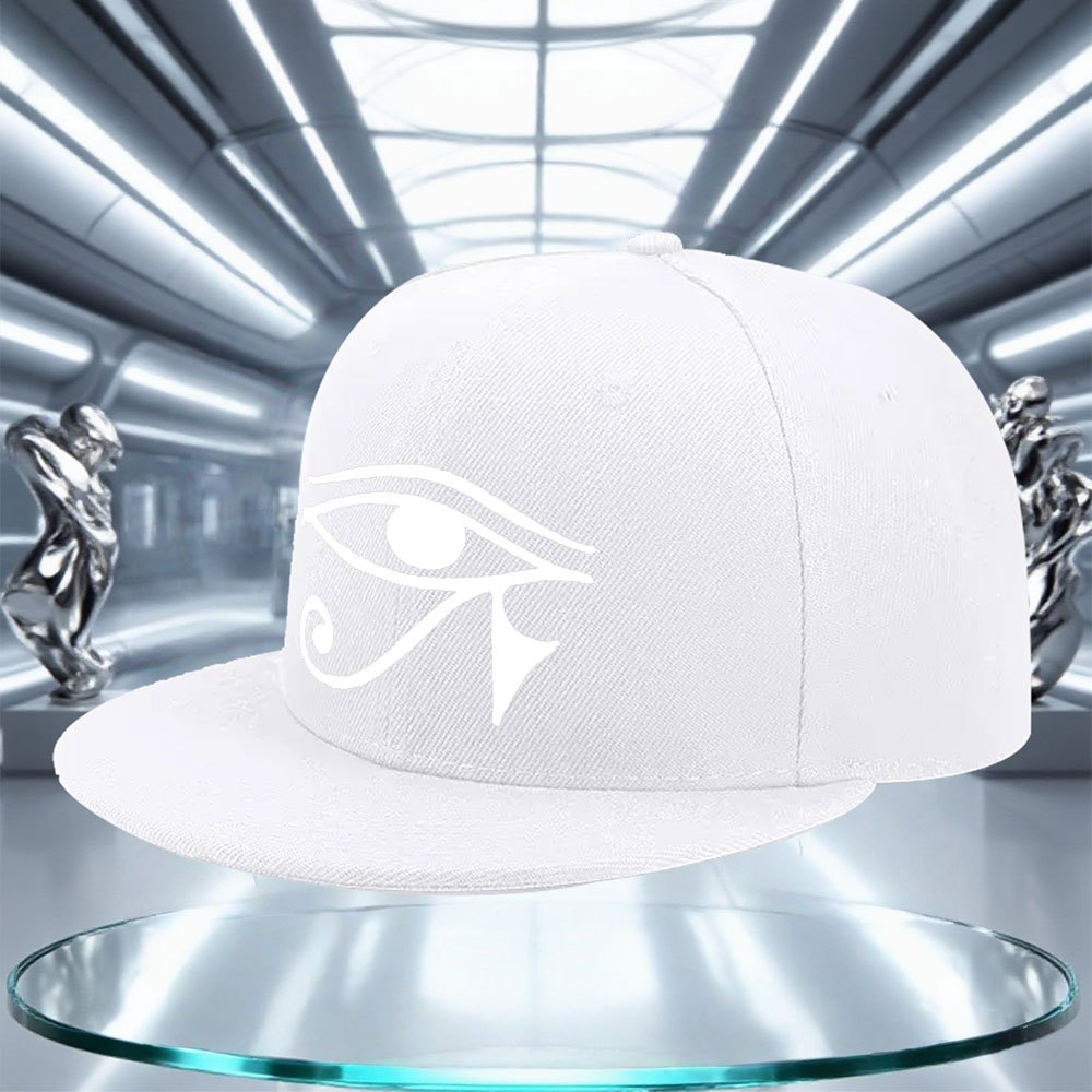 Pharaoh'S Eye Baseball Cap - Adjustable Snapback Hat with Ancient Egyptian Eye Design, Lightweight for Gym, Travel, Halloween, Everyday - Unisex Streetwear for Men & Women - All-Season Casual & Formal Outfits, Gym Headwear, S