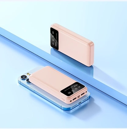 65000mAh High-capacity Portable Power Bank, Portable USB Charger, for iphone17/ 16/ 15/ 14/ 13/ 12/ 11/ XS, Portable Charger with LED Power Display Outdoor Travel Emergency Backup Power Bank, Best Gift for Halloween And Chris