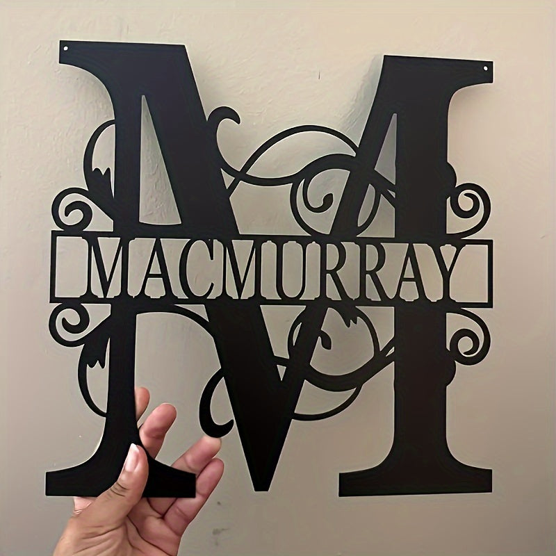 1pc Customizable Metal Sign, Personalized Split Letter Metal Craft Signage, Custom Letter, Perfect Gift for Friends & Family, Wall Art, Home Decor Halloween Christmas Decorations