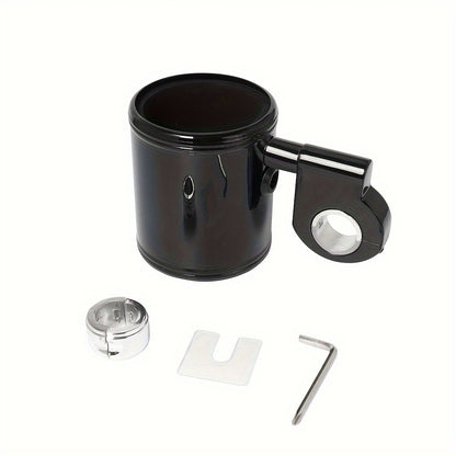 1pc Motorcycle Adjustable Cup Holder, ABS Material, Fits 22mm-32mm Drink Bottles, Compatible with  Travel & Street Glide Sportster, Motorcycle Accessories