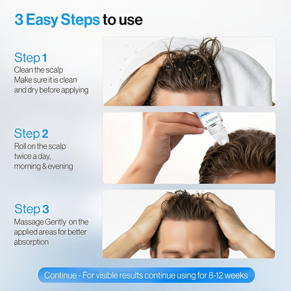 [Activate Hair Follicles] Volumizing Hair Massage Oil, Scalp Strengthening Serum, Nourishes, Soothes, Repairs, Controls Oil and Adds Volume, Removes Flaky Scalp, Repairs Split/Damaged Ends, Prevents Splitting and Breakage, In