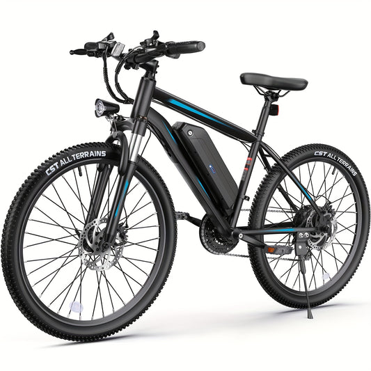 27.5'' Electric Bike for Adults With500W Motor, Up to 50 Miles School Ebike with 48V 500WH Removable Battery, Electric Mountain Bike, 20MPH Adults Electric Bicycle with LCD Display, 21 Speed