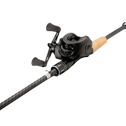 Heavy-Duty Carbon Fiber Fishing Rod & Aluminum Alloy Reel Combo - 7.2:1 High Speed Casting, 10 Drag Settings, Saltwater/Freshwater Long Casting Rod Set for Bass, Trout, Redtail - Lightweight Fly Fishing Gear for Large Game Fi
