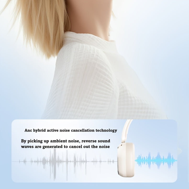 [ANC Wireless Headphones] Philips Wireless Bluetooth Headphones with ANC Hybrid Active Noise Cancelling | Over-Ear HiFi Surround Sound, 80 Hours Playtime, Five ENC Noise Cancelling, for iPhone and Android
