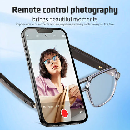 All-in-One Smart Glasses: Advanced blue light filtering & photochromic lenses, open-ear HD audio, and ultra-lightweight design. Enjoy seamless calls, music, and all-day comfort.