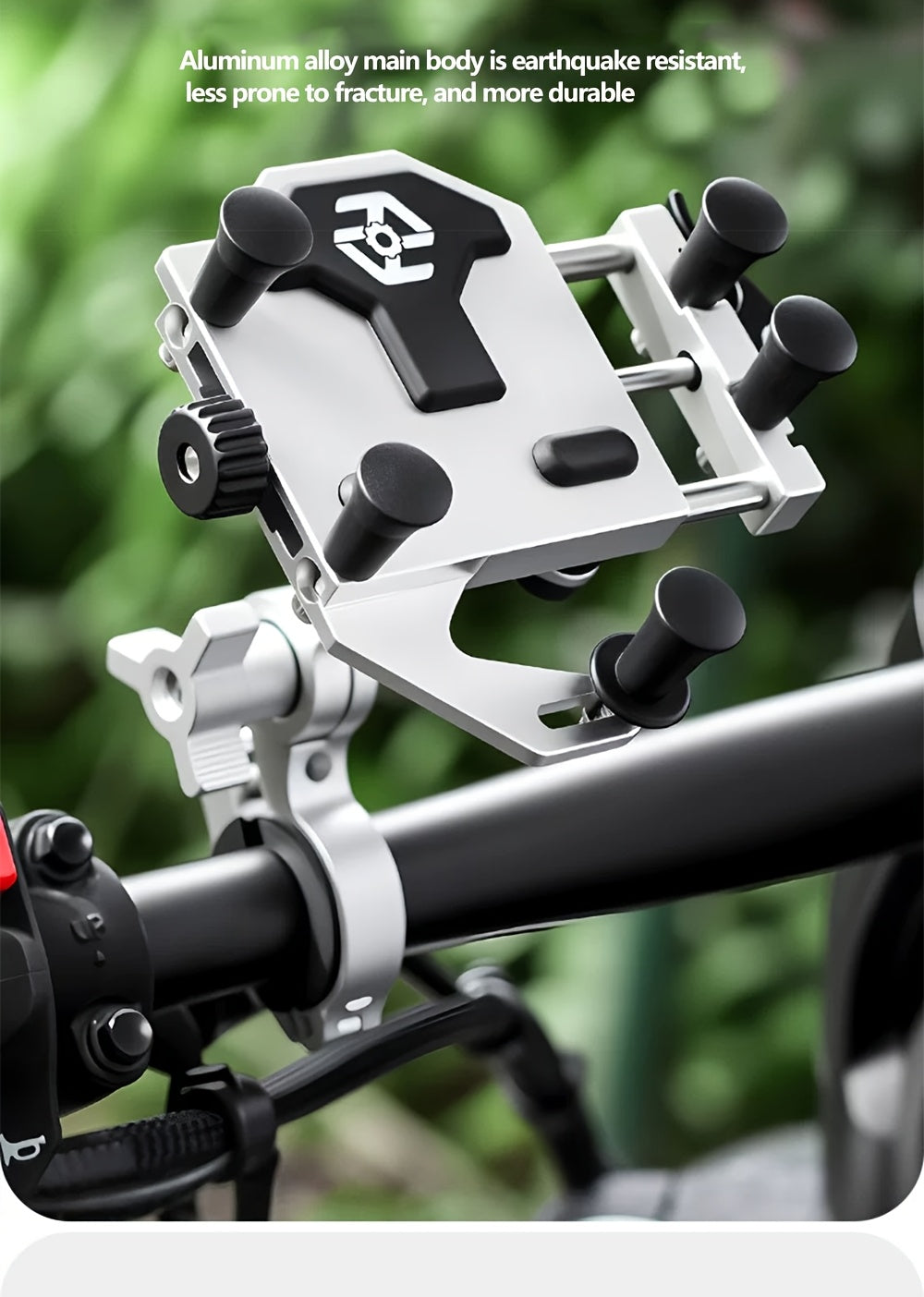 [Riding Phone Bracket] Outdoor Riding Bracket, Motorcycle Mobile Phone Navigation Bracket, Can Rotate 360°, Shock Absorption And Anti Shake, Electric Bicycle Takeaway Bracket, Car Delivery Knight Special Fixed Bracket, Multi