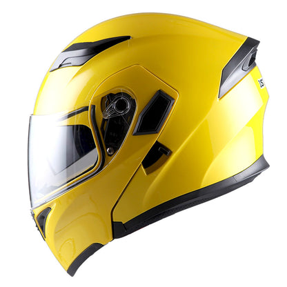 MOTORCYCLE MODULAR FULL FACE HELMET FLIP UP DUAL VISOR HELMET